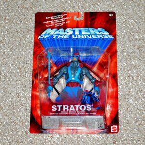 2001 Mattel Masters of the Universe 200x Stratos Figure MOC New MOTU He-Man